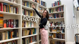 let's go thrifting for books! 😎 book shopping vlog & haul