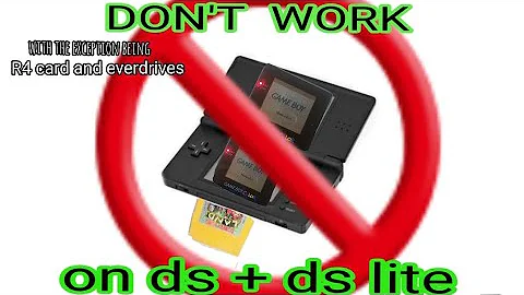 Nintendo Gameboy Games DONT WORK on DS & DS Lite (without an r4 card or everdrive) MYTH BUSTED