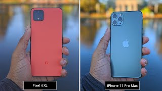 iPhone 11 Pro vs Pixel 4 XL Camera Comparison - Very Interesting!
