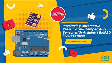 BMP280 Arduino Tutorial | Barometric Pressure and Temperature Sensor | I2C Protocol
