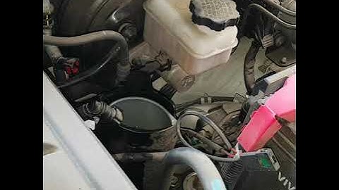 Replace fuel filter cartrige.  ACTYON.
