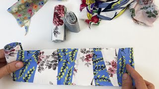 Don't know what to sew from small pieces of fabric? This is how I use them.