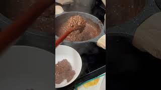 Champorado ( Filipino Chocolate Rice Porridge ) shorts champorado breakfast