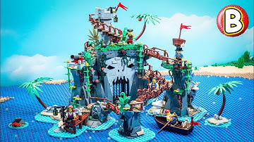 LEGO Bricklink Designer Program 910038 Ominous Isle Pirates  | Stop Motion Review
