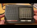 Nighttime Shortwave tuning around on the R 9700DX analogue radio