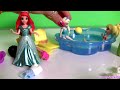 Polly Pocket Pool Party With Magic Clip Princess Anna Elsa From Disney Frozen MagiClip Fashion 
