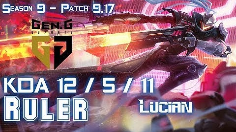 Gen Ruler LUCIAN vs EZREAL ADC - Patch 9.17 KR Ranked