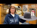 How to shape and cut a felt cowboy hat at the historic Emporium Western Store in Bakersfield, Ca.