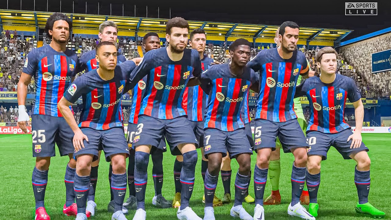 FIFA 23 - Villarreal vs Barcelona - LaLiga 2022/23 Full Match | PS5™ Gameplay [4K60]