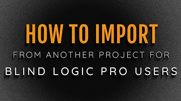 How to Import  from another logic project Using VoiceOver