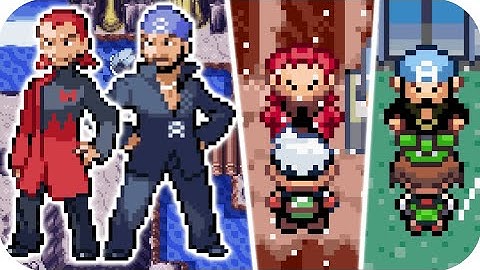 Pokémon Emerald - All Leader Maxie & Archie Battles (1080p60)