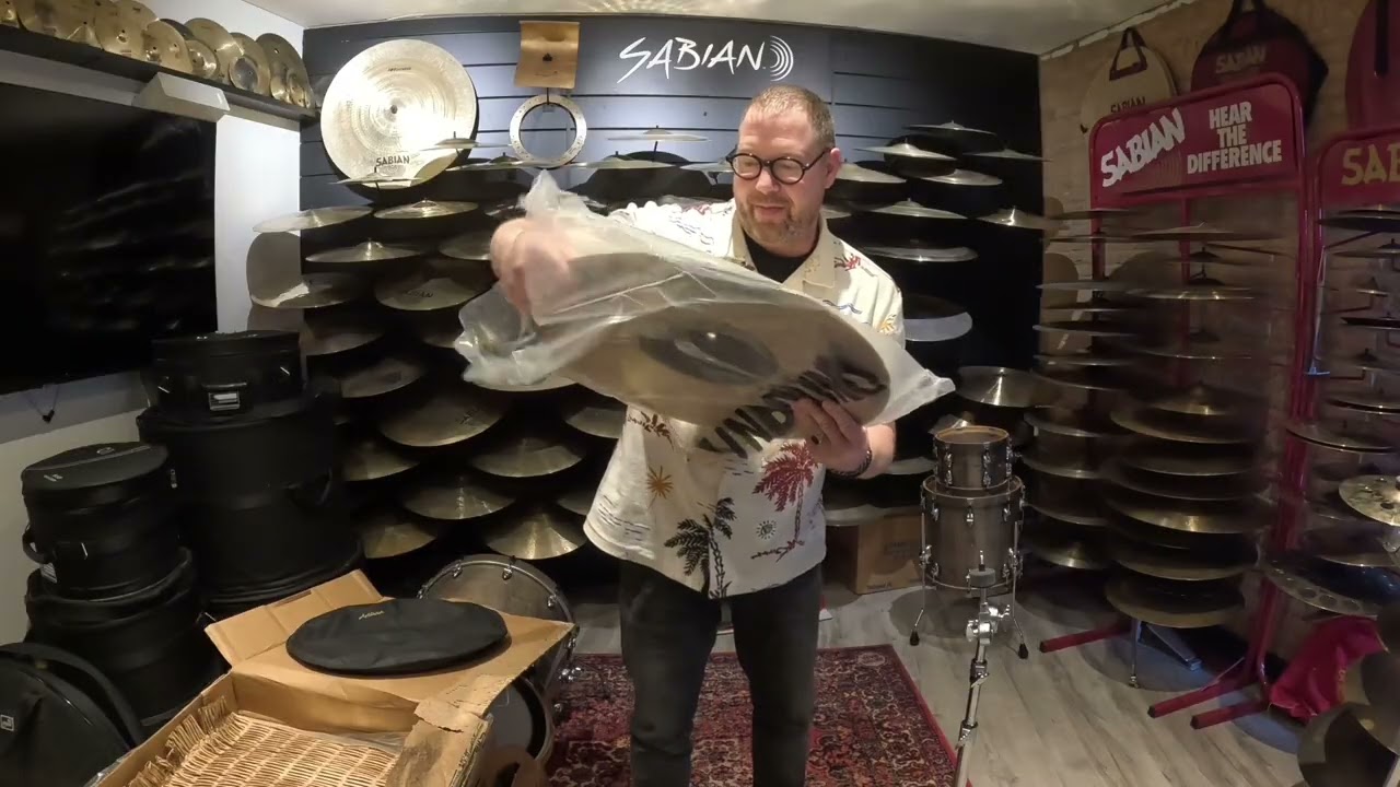 Unboxing some rare Sabian cymbals - YouTube