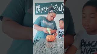 DIY HALLOWEEN CANDY BOWL!!🎃🎃 #halloween2022  #halloween #craftideas #diy
