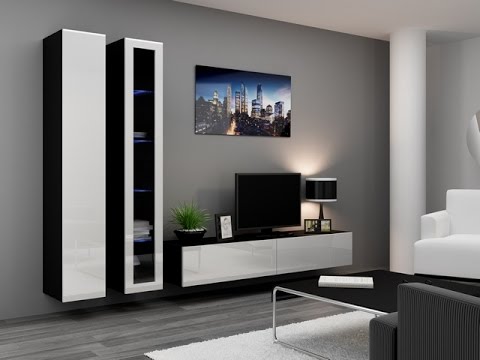 StÃlusos nappali szekrénysor – viral iii. (www.moderndesignbutor ... Modern nappali