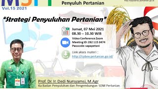 MSPP Vol.15 2021 Strategi Penyuluhan Pertanian