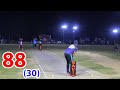 Tamour mirza vs usama ali sialkot 88 runs need 30 balls best match in tape ball cricket pakistan