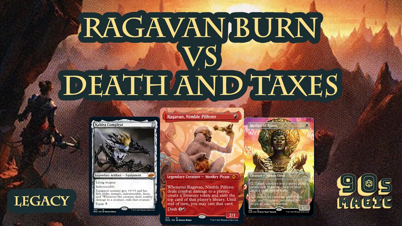 Ragavan Burn vs Death and Taxes [MTG Legacy MH2 2021]