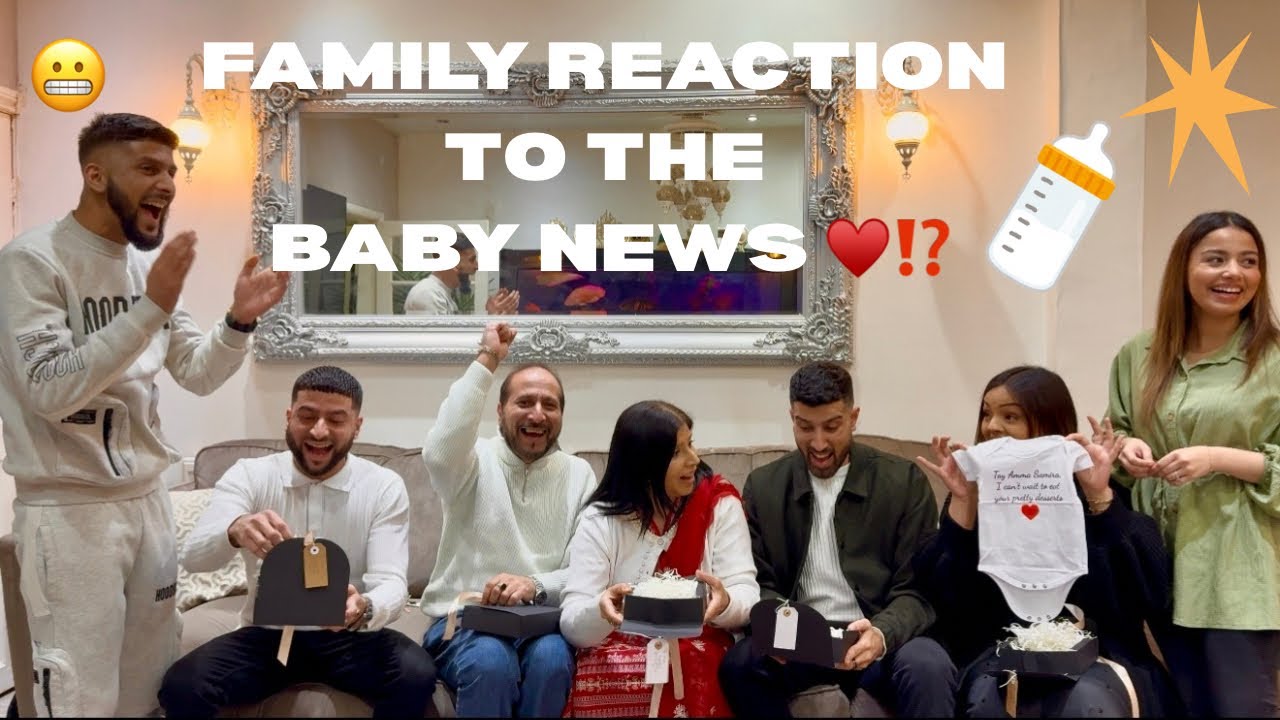 WE SHARE THE BABY NEWS WITH THE FAMILY! MAMABEAR GOT EMOTIONAL 👶❤️