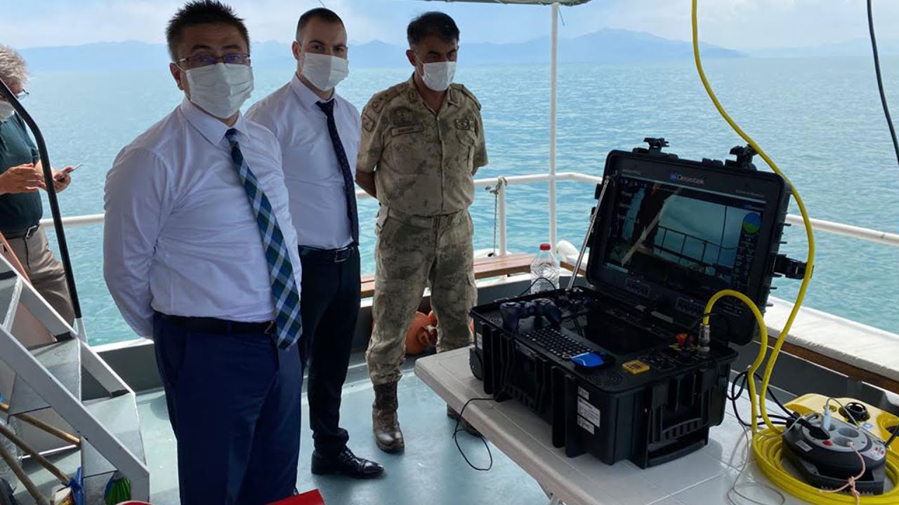 Van Gölü’nde yeri tespit edilen teknedeki cesetler, ROV cihazıyla çıkarılacak