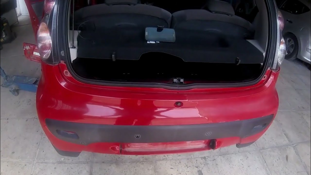 Citroen C1 rear bumper removal YouTube