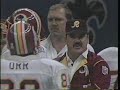 New Orleans saints versus the Washington Redskins 1992