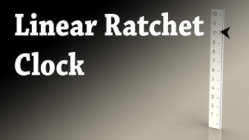 Linear Ratchet Clock