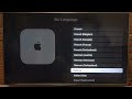 How To Change Siri Language On Apple TV 3 Gen 4K Siri Settings 