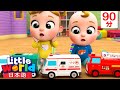 働く車をみてみよう🚘♫ | 童謡と子供の歌 | リトルワールド日本語 - Little World