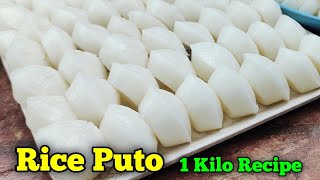 Rice Puto_1 Kilo Recipe
