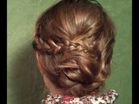 braided bun Simple, but Showy Bohemian Updo
