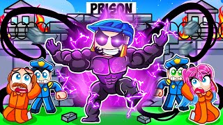 Becoming DARK JEFFY TO ESCAPE In Roblox PRISON HUSTLE!