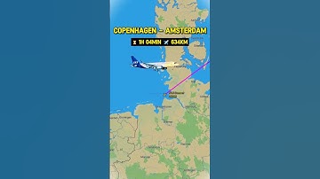 COPENHAGEN (CPH) to AMSTERDAM (AMS) SAS Connect SK549 #flight #aviation #airport #SasConnect #travel