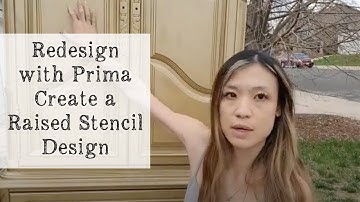 Create a raised stencil design with Crystin | Live