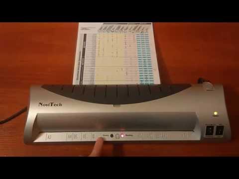 Обзор ламинатора Novitech 330 (А3) / Laminator Novitech 330