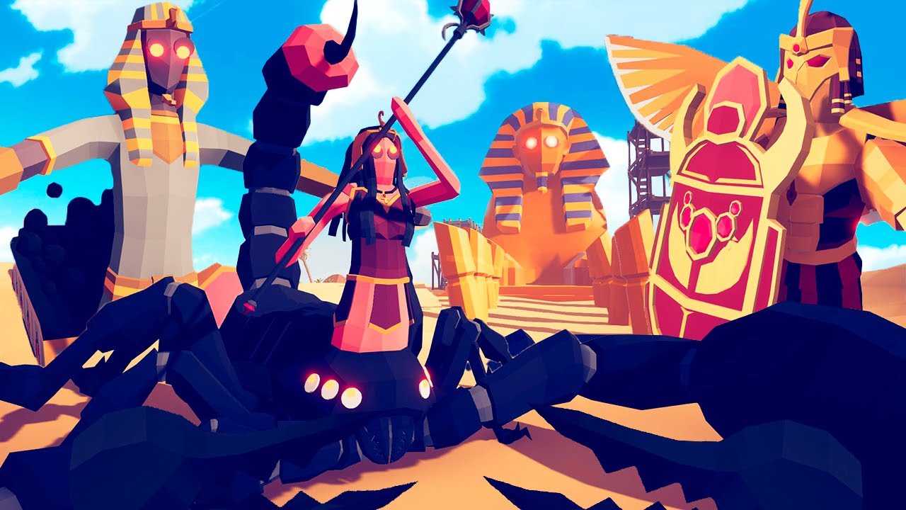 NUEVO REY ESCORPION - TROPAS SECRETAS DE EGIPTO | TOTALLY ACCURATE BATTLE SIMULATOR