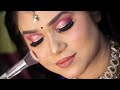 Beautiful pink bridal makeup tutorial | sweat control makeup kaise karen? Garmiyon mai?