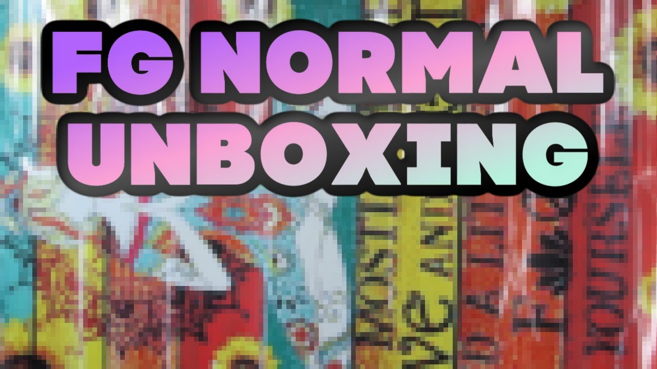 FG NORMAL Unboxing - Canvas Has The F-Word AND I LOVE IT!