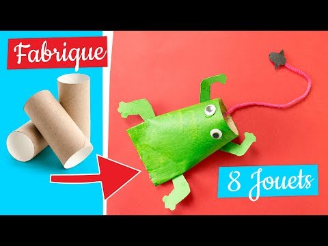 Vidéo: Jouets à anneaux gratuits pour chats fabriqués à partir de rouleaux de papier toilette