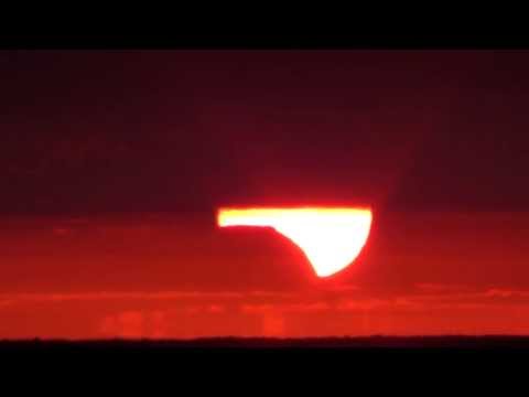 Annular Sunrise Solar Eclipse 11/03/2013