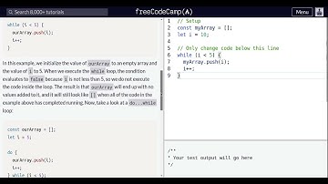 Lesson 102 | Basic JavaScript | Iterate with JavaScript Do...While Loops