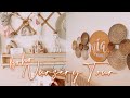 Boho Nursery Tour/ Basket Wall/ Mia's room tour