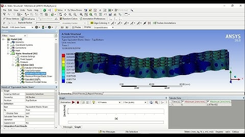 ANSYS-Static Structural Analysis on Honey Comb Structure