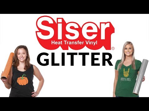 Siser Glitter Heat Transfer Vinyl