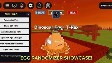 (🥚) Grow A Garden Script | Egg Randomizer| Halloween Update! 🎃