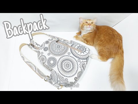 Video: Pola ransel. Aksesori mode DIY