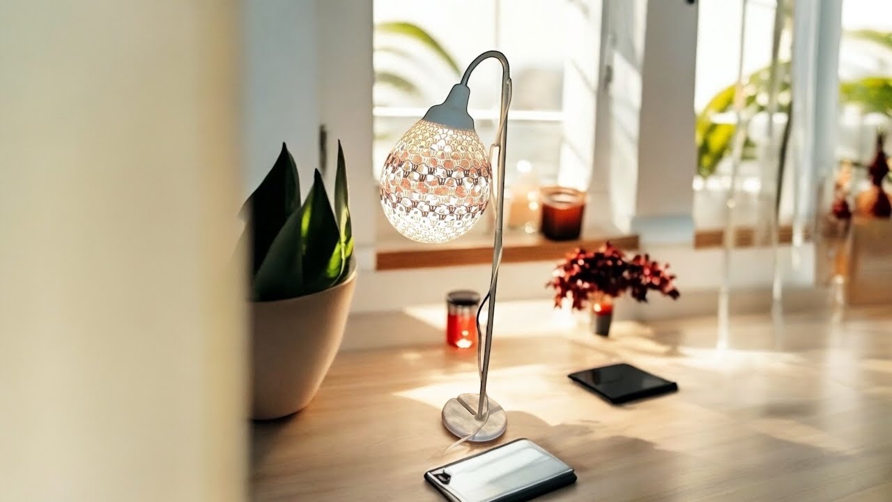 Awesome💥Different crochet balloon lampshade lamp idea!#crochetinspiration #crochet#knittingstitches