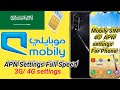 Mobily internet settings  mobily apn settings mobily internet packages