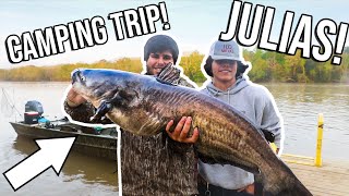 GIANT CATFISH CATCH & COOK! ALL NIGHT FISHING TRIP with JULIUS!