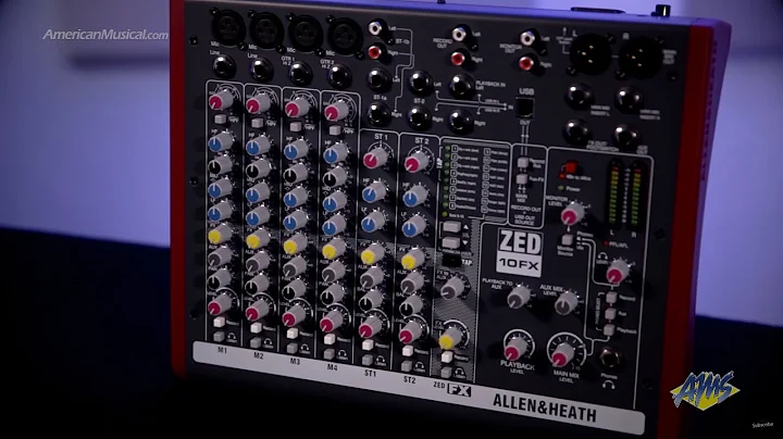 Allen & Heath ZED10FX Audio Mixer - Allen & Heath ...