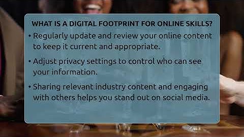 What Is A Digital Footprint For Online Skills? - Everyday-Networking